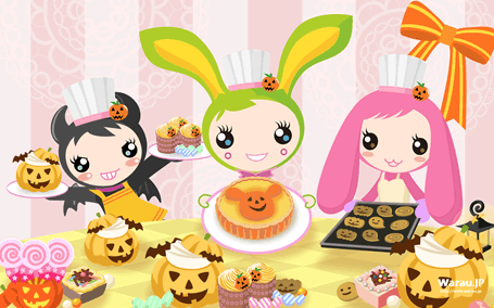 壁紙:スウィート・ハロウィンサンプル