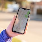 スマホに表示されたマップ